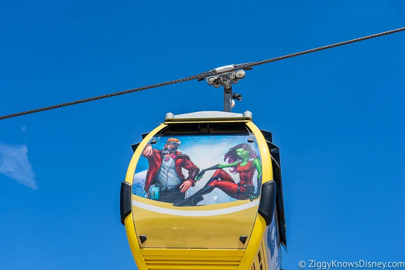 Disney Skyliner Gondolas Characters Guardians of the Galaxy 2