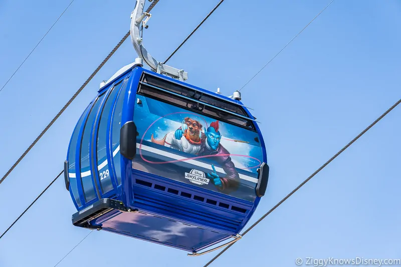 Disney Skyliner Gondolas Characters Guardians of the Galaxy 3