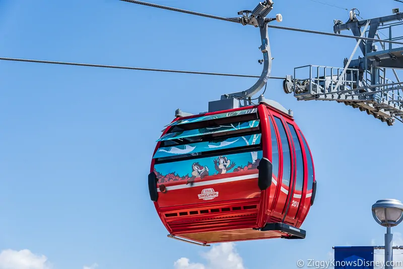 Disney Skyliner Gondolas Characters Chip and Dale