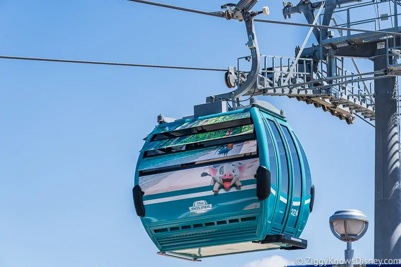 Disney Skyliner Gondolas Characters Moana