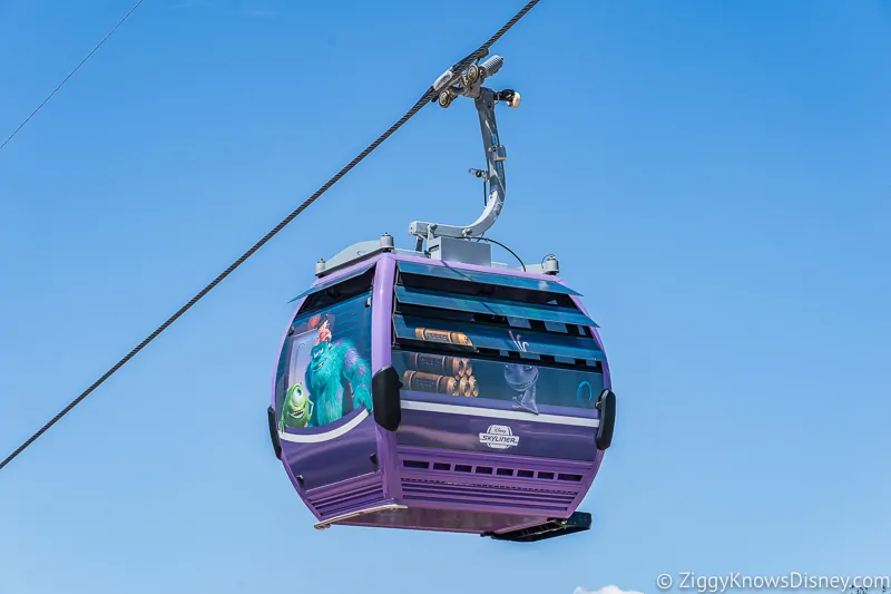 Disney Skyliner Gondolas Characters Monsters Inc