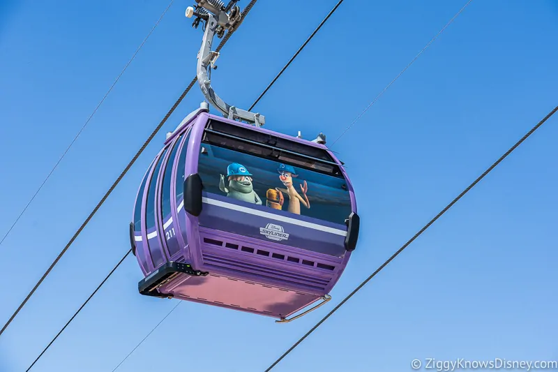 Disney Skyliner Gondolas Characters Monsters Inc 2