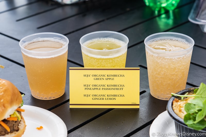 Kombucha Flight Earth Eats 2019 Epcot Food and Wine Festival