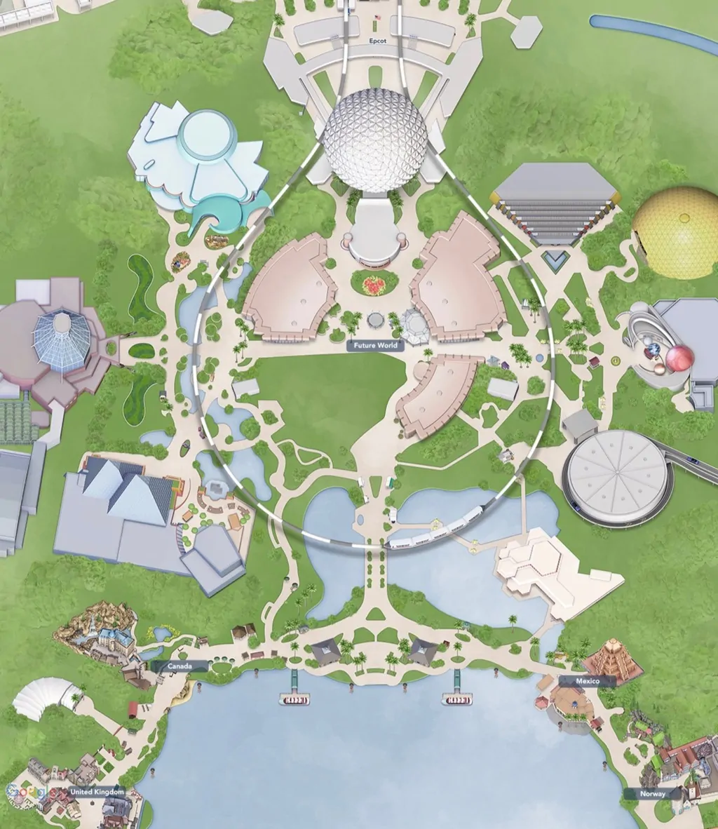 Epcot Digital Map Update Club Cool Removal 2