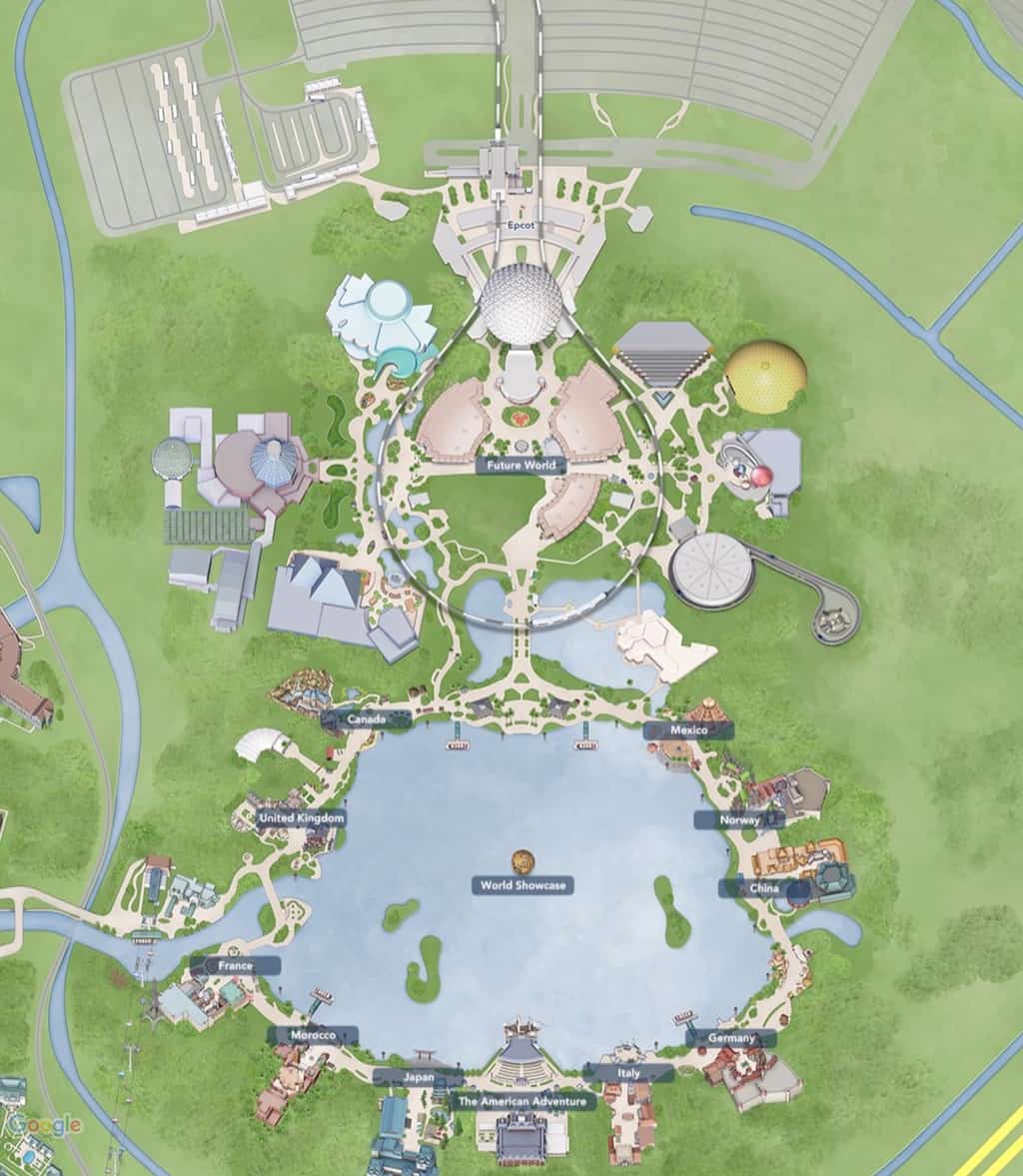 Epcot Digital Map Update Club Cool Removal 3