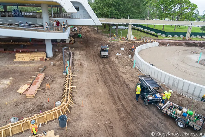 Epcot Entrance Construction Updates September 2019 