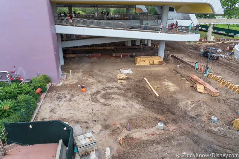 Epcot Entrance Construction Updates September 2019 