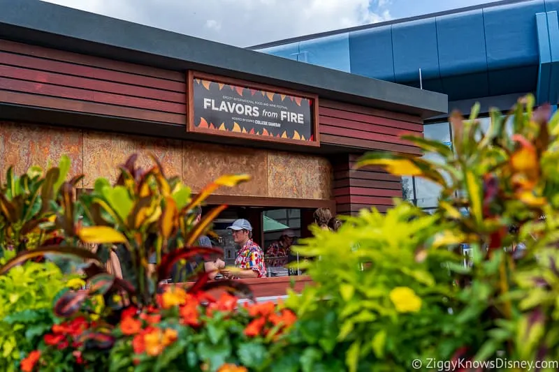 Flavors from Fire 2019 Epcot Food and Wine Festival booth