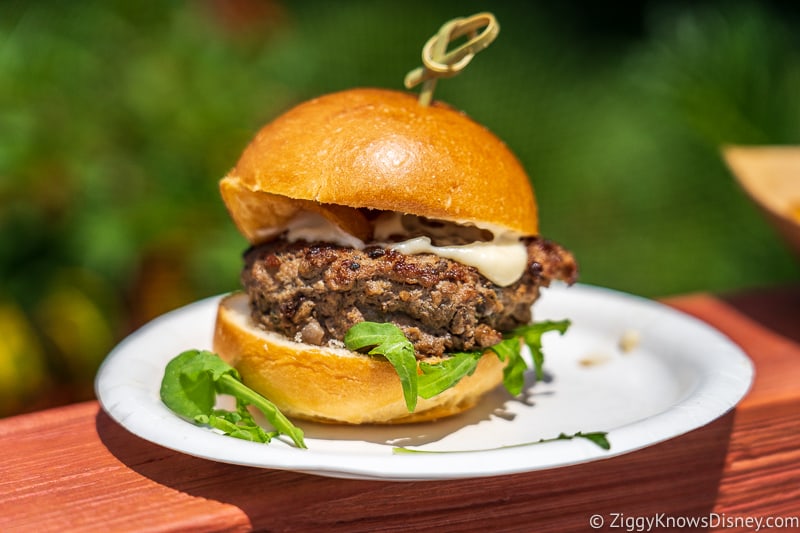 Steakhouse Burger Flavors from Fire 2019 Epcot Food and Wine Festival