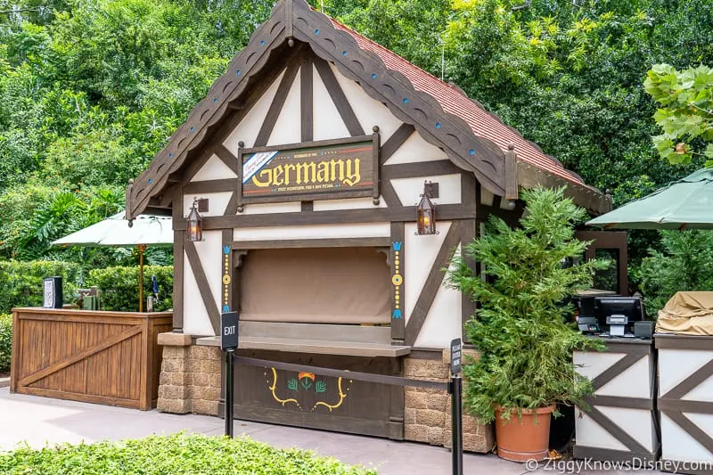 Germany 2019 Epcot Food and Wine Festival booth