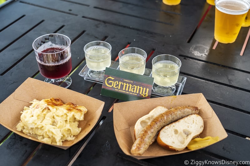 Germany 2019 Epcot Food and Wine Festival food