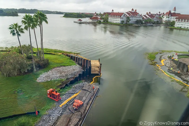 Grand Floridian to Magic Kingdom walkway construction update September 2019 
