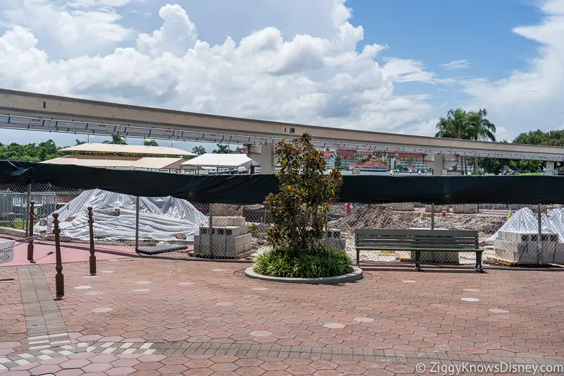 hurricane Dorian Preparations in Walt Disney World magic kingdom entrance 2