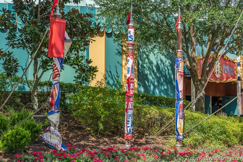 hurricane Dorian Preparations in Walt Disney World banners