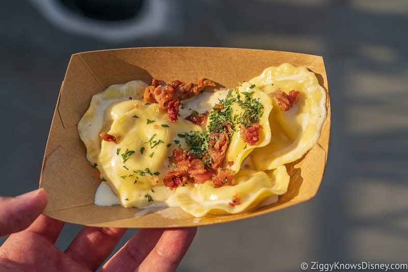 Ravioli Carbonara Italy 2019 Epcot Food and Wine Festival