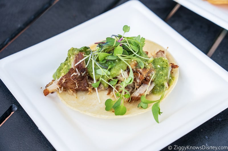 Taco de Puerco Mexico 2019 Epcot Food and Wine Festival