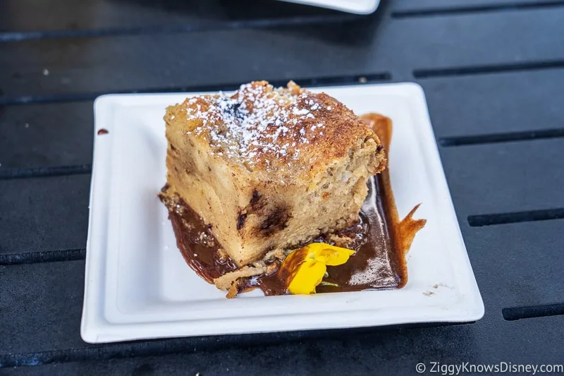 Chocolate Bread Pudding Mexico 2019 Epcot Food and Wine Festival