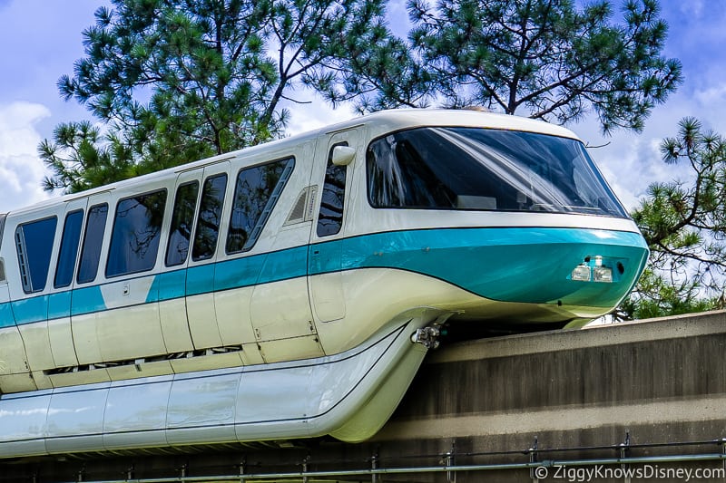 Disney World Monorail stuck