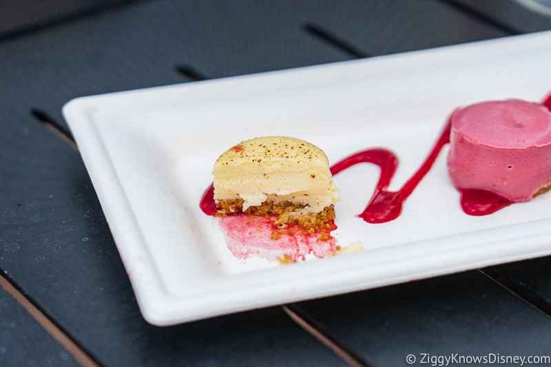 Cheesecake Trio bites Shimmering Sips Mimosa Bar 2019 Epcot Food and Wine Festival