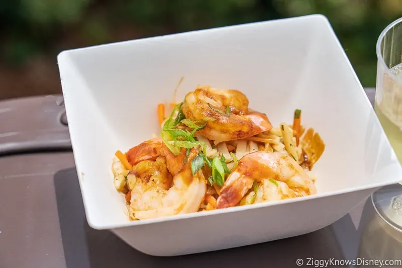 Shrimp and Cold Noodle Salad Thailand 2019 Epcot Food and Wine Festival