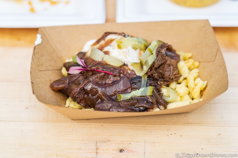 beef stroganoff The Cheese Studio 2019 Epcot Food and Wine Festival