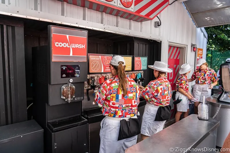 serving guests Cool Wash 2019 Epcot Food and Wine Festival