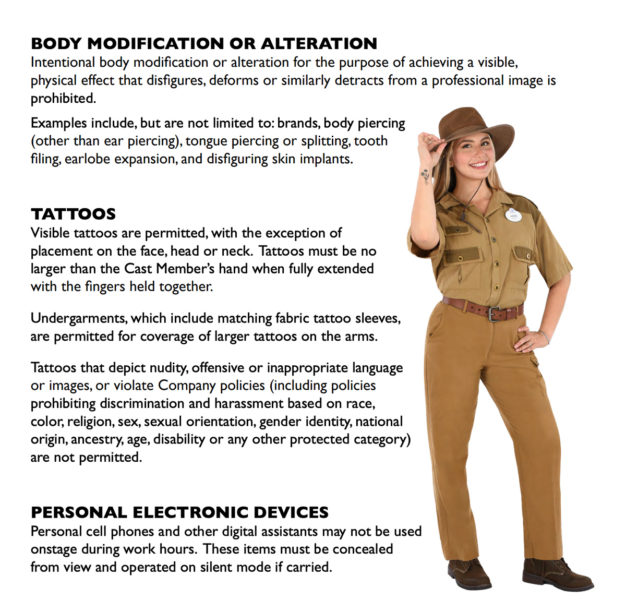 Disney Parks Changing Cast Member Disney Look Requirements