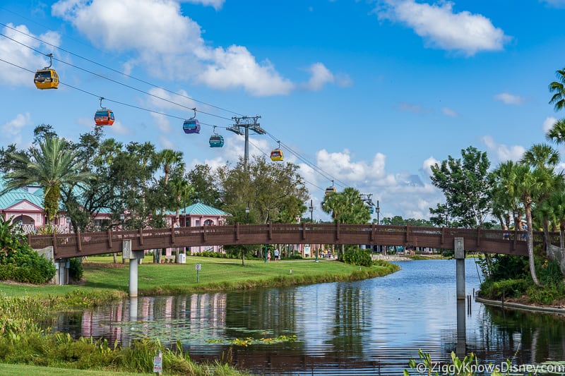 Caribbean Beach Disney Skyliner 