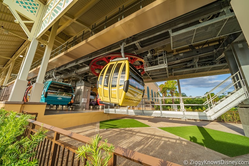 landing Disney Skyliner Gondola Stations Caribbean Beach Resort