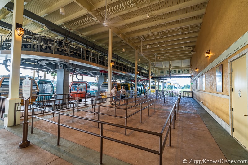 Disney Skyliner Gondola Stations Caribbean Beach Resort Pop Century Line