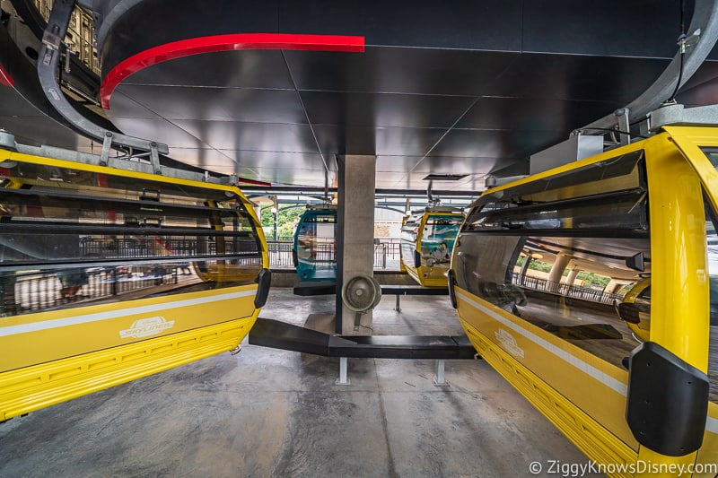Disney Skyliner Gondola Epcot Station assisted loading area