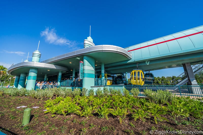 Disney Skyliner Gondola Station side Hollywood Studios