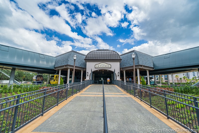 Disney Skyliner Gondola Riviera Resort Station entrance