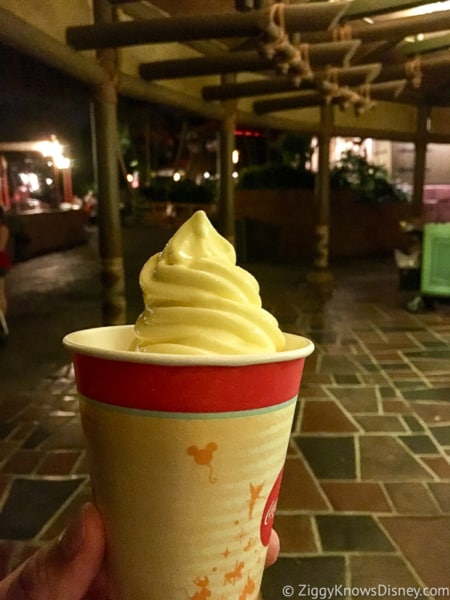 Dole Whip at night in Magic Kingdom