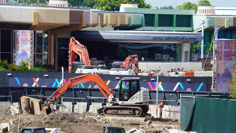 Fountain of Nations demolition construction October 2019 1