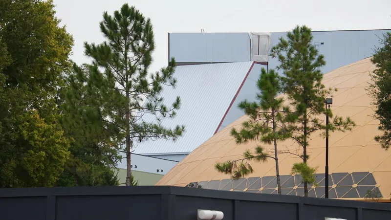 top of tunnel Guardians of the Galaxy Coaster updates October 2019