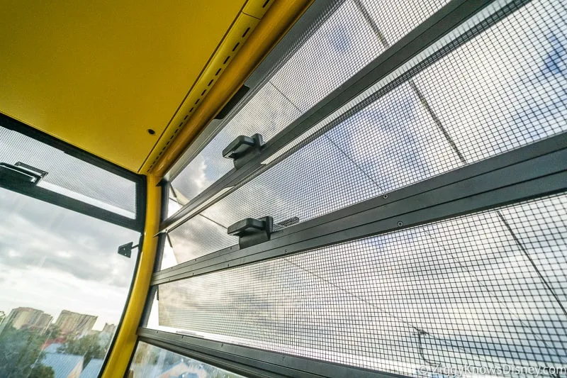 Vents Inside the Disney Skyliner Gondolas