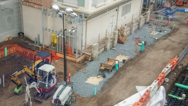 pre-existing utilities Ratatouille construction updates October 2019
