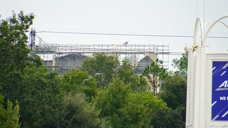roof Ratatouille Ride facade from Yacht club construction updates October 2019