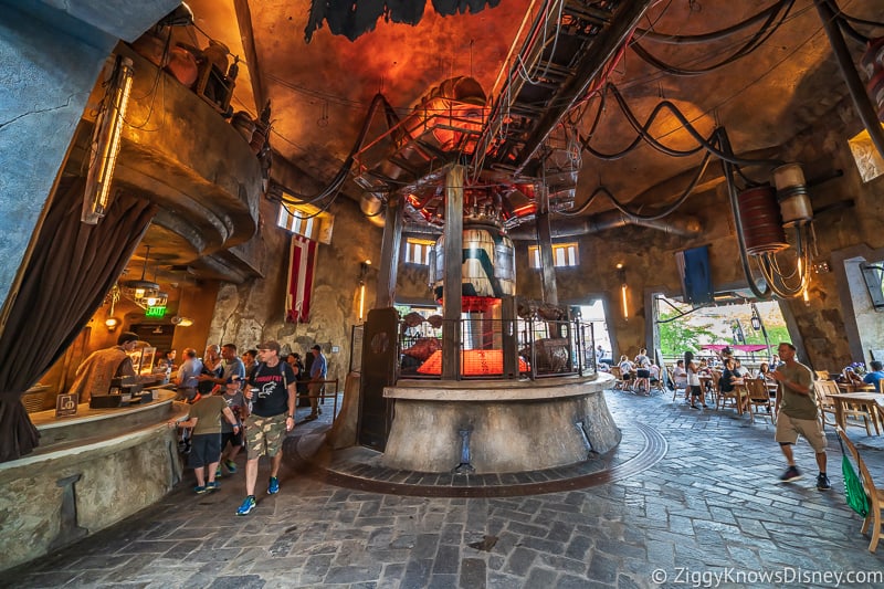 inside of Ronto Roasters Star Wars Galaxy's Edge