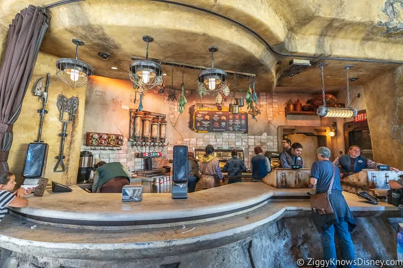 Ronto Roasters counter Star Wars Galaxy's Edge