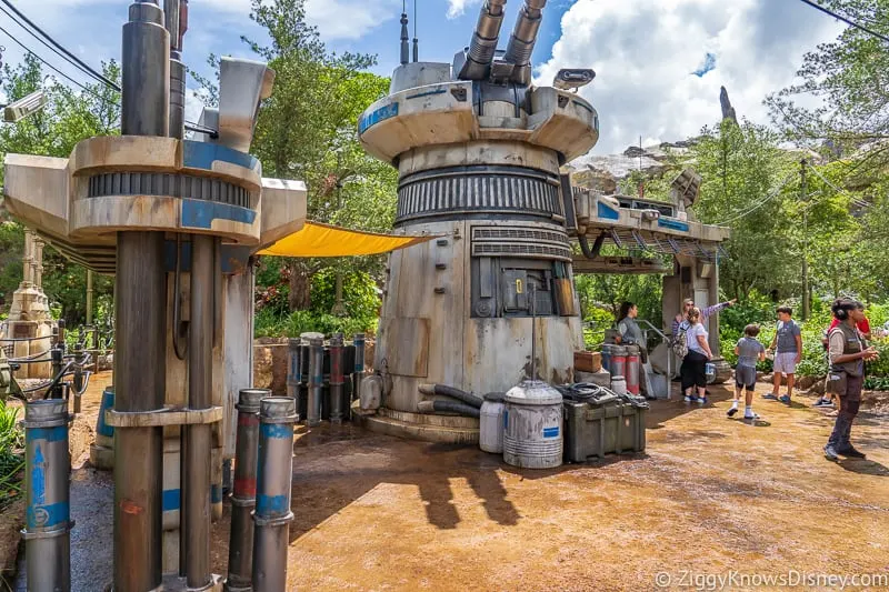 Rise of the Resistance entrance in Star Wars Galaxy's Edge