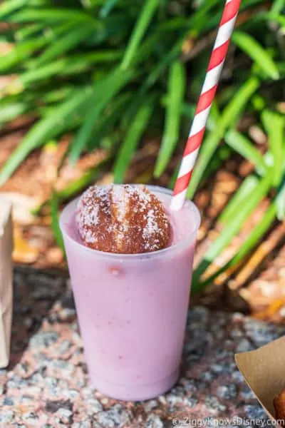 The Donut Box Strawberry Smoothie 2019 Epcot Food and Wine Festival