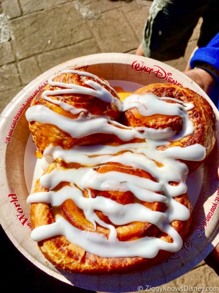 Colossal Cinnamon Roll Mickey Mouse Best Snacks at Animal Kingdom