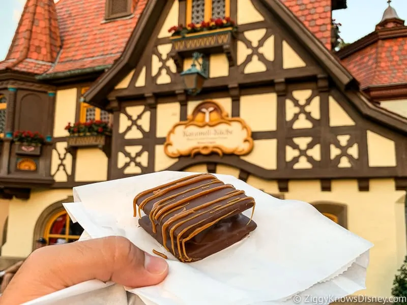 Caramel S'mores Germany pavilion Best Snacks at Epcot