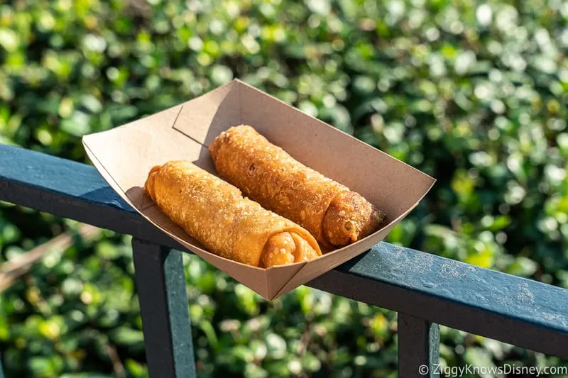 Egg Rolls China pavilion Epcot Best Snacks at Epcot