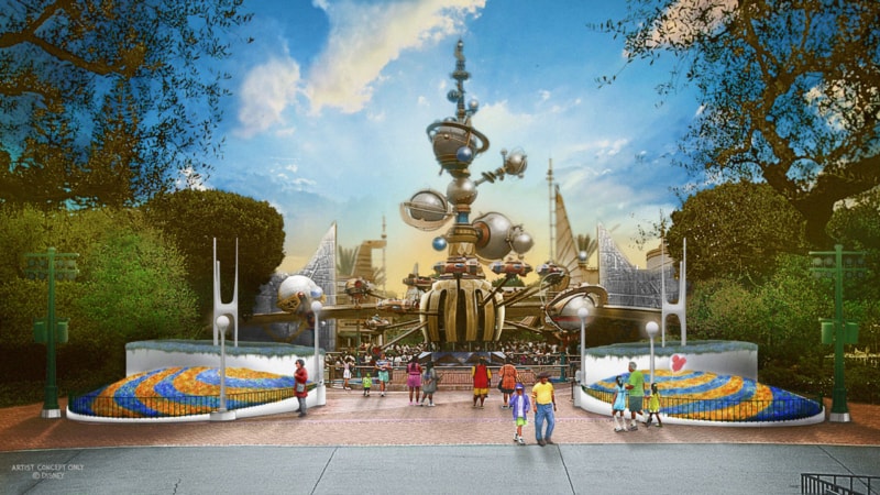 New Tomorrowland Entrance concept art