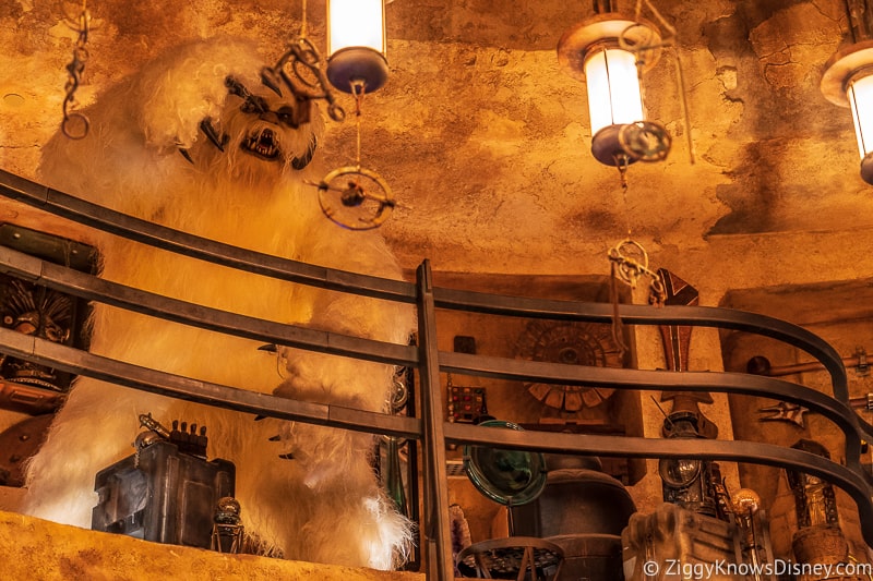 Wampa in Dok Ondar's Den of Antiquities Galaxy's Edge