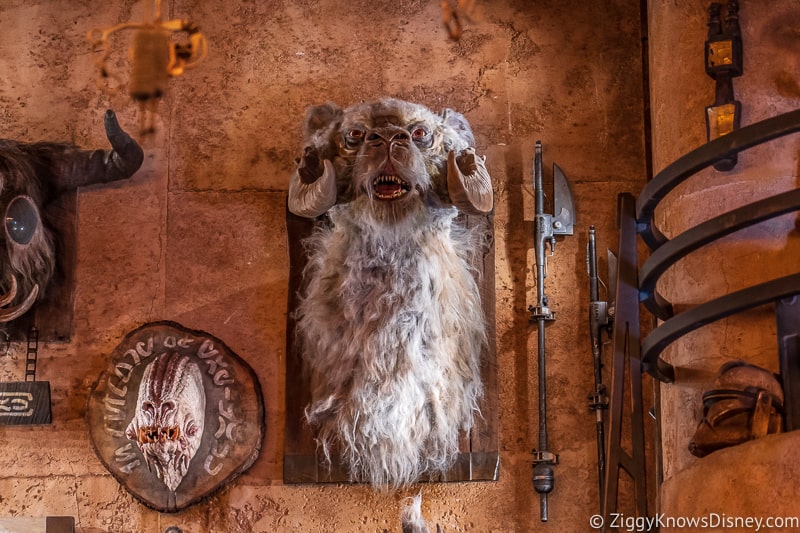 animal heads in Dok Ondar's Den of Antiquities Galaxy's Edge 5