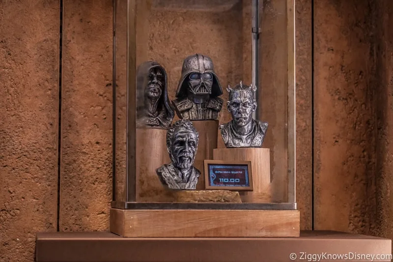 Dok Ondar's Den of Antiquities Merchandise Sith busts
